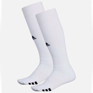 Youth Adidas Aeroready, White, Over The Calf Socks, Value 2 Pack, S, 13C-4Y, NEW